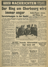 T.58, Nachrichten f&uuml;r die Truppe, Nr. 58, 13. Juni 1944