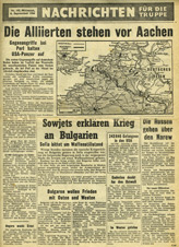 T.143, Nachrichten f&uuml;r die Truppe, Nr. 143, 6. September 1944