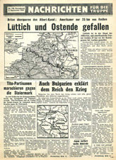 T.146, Nachrichten f&uuml;r die Truppe, Nr. 146, 9. September 1944