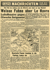T.150, Nachrichten f&uuml;r die Truppe, Nr. 150, 13. September 1944