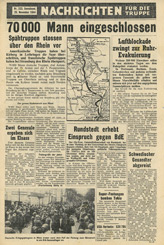 Random PSYOP leaflet - News for the Troops, No. 223, 25 November 1944
