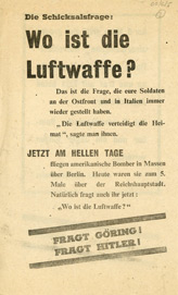 Random PSYOP leaflet - The Fateful Question