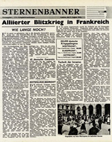 Random PSYOP leaflet - Sternenbanner, No. 17, 9 August 1944