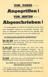 Random PSYOP leaflet - Human Landmine Theme