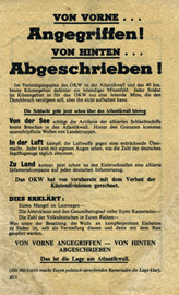 Random PSYOP leaflet - Human Land-mine Theme