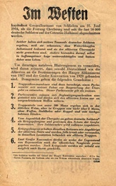 Random PSYOP leaflet - In the West