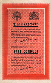 Random PSYOP leaflet - Safe Conduct Pass / Passierschein