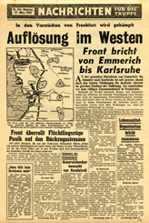 Random PSYOP leaflet - News for the Troops, No. 345, 27 March 1945