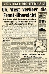 Random PSYOP leaflet - News for the Troops, No. 347, 29 March 1945
