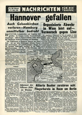 Random PSYOP leaflet - News for the Troops, No. 360, 11 April 1945