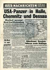 Random PSYOP leaflet - News for the Troops, No. 365, 16 April 1945