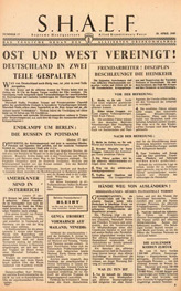S.H.A.E.F. Newspaper, No. 17, 28 April 1945 - LINK-UP WITH RUSSIANS