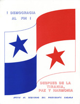 Random PSYOP leaflet - !DEMOCRACIA AL FIN! DESPUES DE LA TIRANIA, PAZ Y HARMONIA