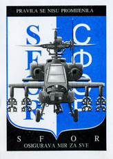 Random PSYOP leaflet - SFOR bringing about cooperation and providing peace for all
