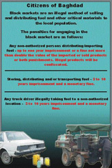 Random PSYOP leaflet - Black markets are an illegal method of selling�
