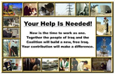 Random PSYOP leaflet - Now is the time to work as one.