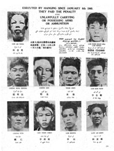 173, EXECUTED BY HANGING SINCE JANUARY 6th 1949.