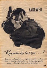 Random PSYOP leaflet - FAREWELL Remember her last kiss�?