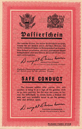 Random PSYOP leaflet - Safe Conduct / Passierschein