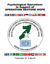Psychological Operations in Support of Operation Restore Hope