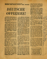 Random PSYOP leaflet - GERMAN OFFICERS!