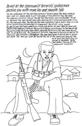 No Code, Do not let the communist terrorist�s spokesman deceive you with more lies and smooth talk