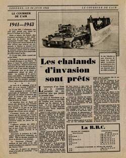 F.94, Le Courrier de l'Air, 24 Juin 1943