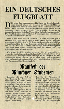 G.39, Ein deutsches Flugblatt