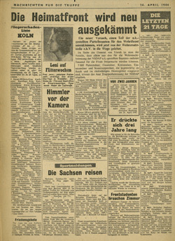 T.10, Nachrichten f�r die Truppe, Nr. 10, 26. April 1944