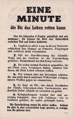 ZG.45, Eine Minute die Dir das Leben retten kann