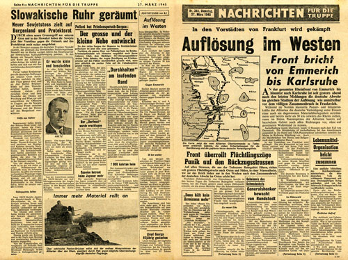T.345, Nachrichten f�r die Truppe, Nr. 345, 27. M�rz 1945