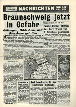 T.358, Nachrichten f�r die Truppe, Nr. 358, 9. April 1945