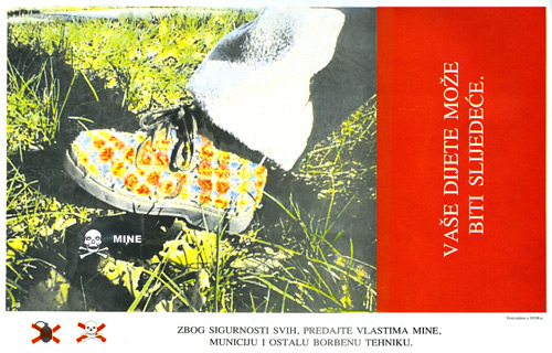 Mine Warning leaflets prepared by the SFOR