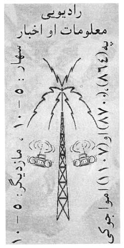 AF D06, Information radio. 0500-1000. 1700-2200 daily. 864, 1107, 8700 kilohertz