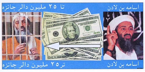AF D29n, Osama bin Laden $25,000,000 Reward