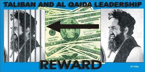 AF D29p, Taliban and Al-Qai'da Leadership Reward