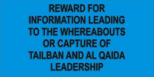 AF D29p, Taliban and Al-Qai'da Leadership Reward