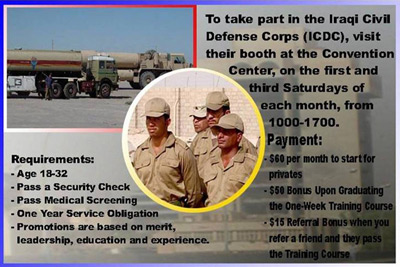 CI G8511, Earn a living being a new Civil Servant for a New Iraq