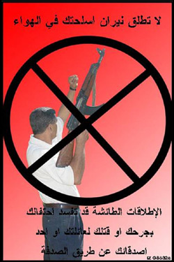 IZ G8532b, Do not fire your weapons into the air
