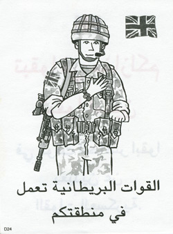 D24, British forces are active in your area