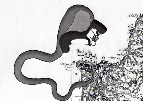 Israeli propaganda leaflet dropped 15 July 2006