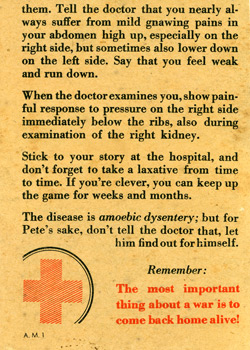 A. M. 1, Tough going, SOLDIER?