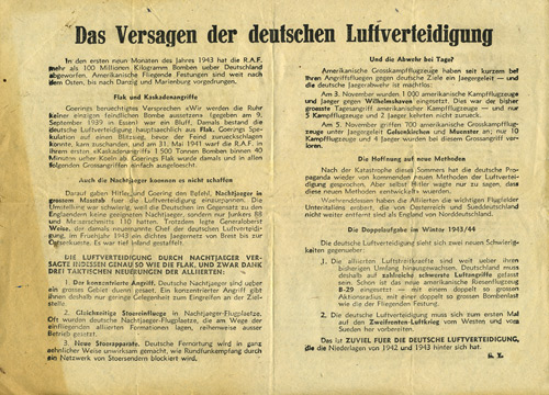 G.V., Luft ohne Luftwaffe