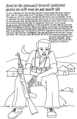 Rhodesian Operation Split-shot propaganda leaflet