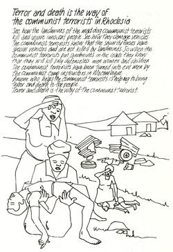 Rhodesian Operation Split-shot propaganda leaflet